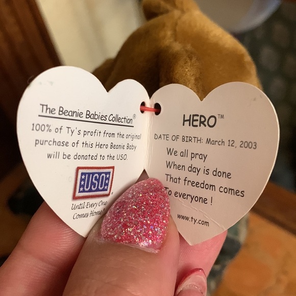 TY Beanie Baby Hero - Picture 5 of 6